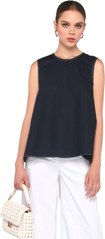 Silvian Heach Mouwloos topje Blauw Dames