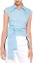 Silvian Heach Broderie wikkeltop Ragiol blauw - Thumbnail 5
