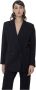 Silvian Heach Oversized Double-Breasted Blazer Black Dames - Thumbnail 2