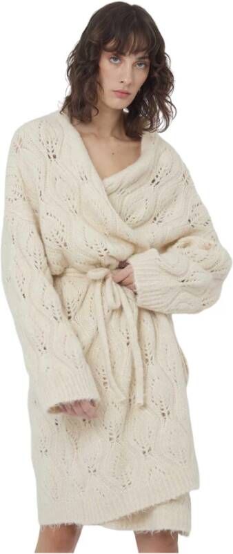 Silvian Heach Oversized vest met geperforeerde details Beige Dames