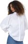 Silvian Heach Popeline shirt with large sleeve Wit Dames - Thumbnail 2