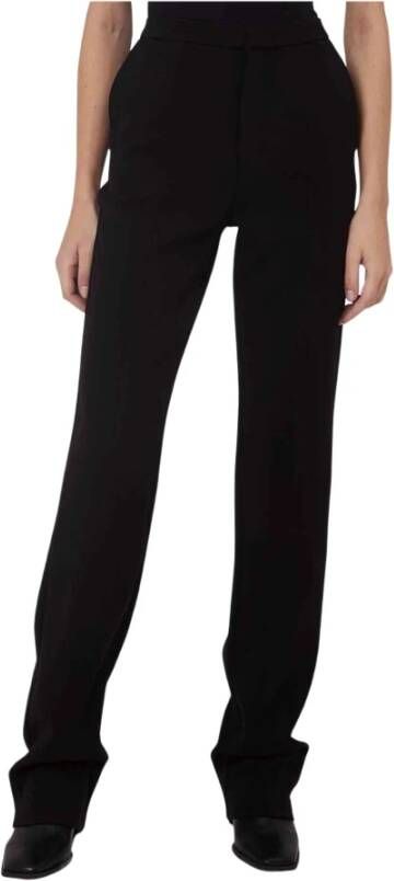 Silvian Heach Regelmatige broek met hoge taille Zwart Dames