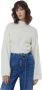 Silvian Heach Ribbed turtleneck with wide sleeves Wit Dames - Thumbnail 1