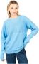 Silvian Heach Crewneck sweater with decoration Blauw Dames - Thumbnail 1