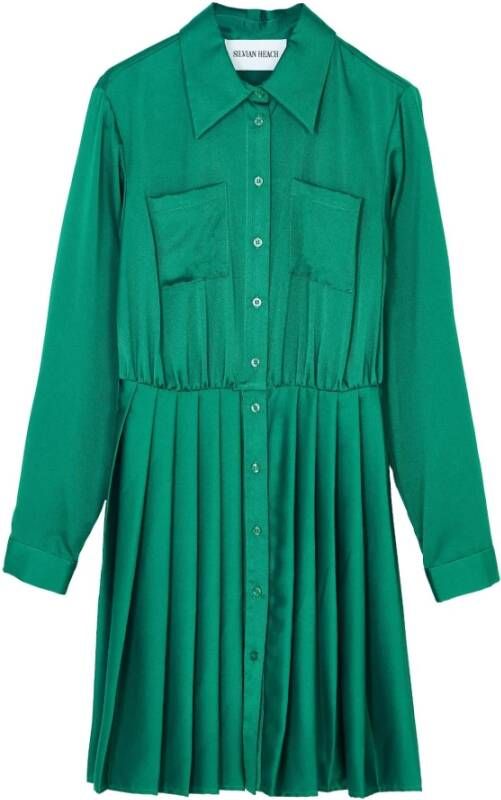 Silvian Heach Shirt Dresses Groen Dames