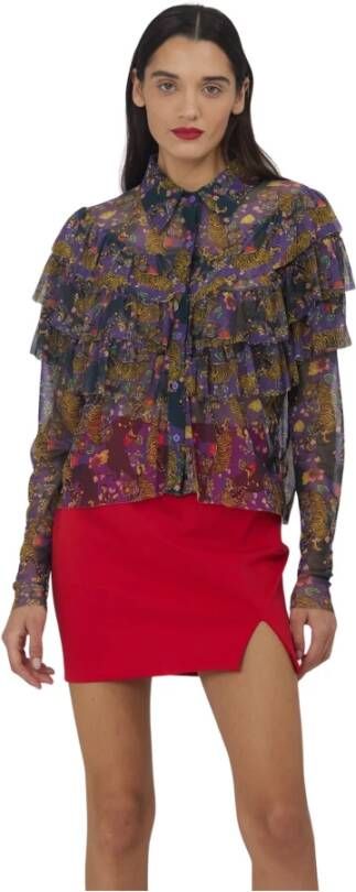 Silvian Heach Shirt Paars Dames