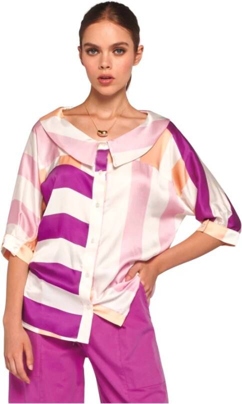 Silvian Heach Dames Blouse Retrain Multicolor Dames