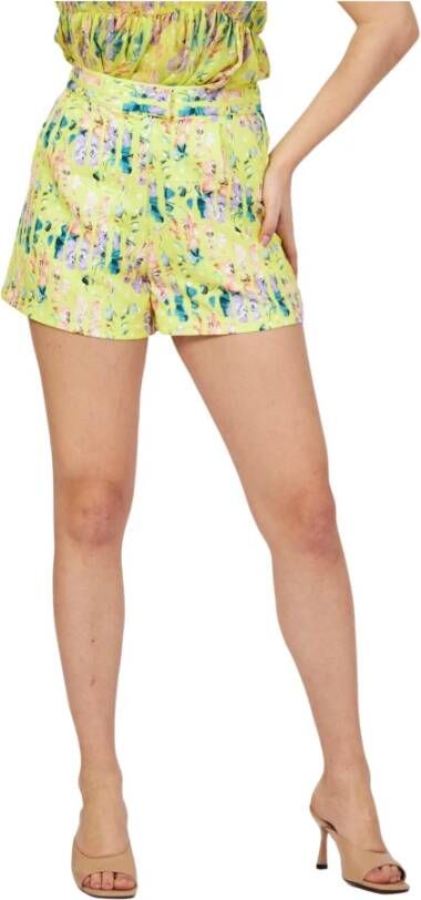 Silvian Heach Shorts Geel Dames