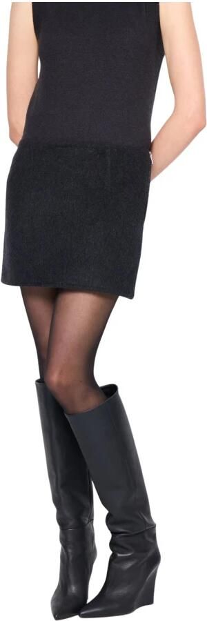 Silvian Heach Aansluitende Minirok met Metalen Rits Gray Dames - Foto 7