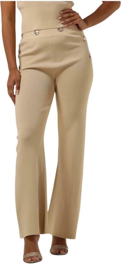 Silvian Heach Flared Broek in Zandkleur Beige Dames - Foto 4