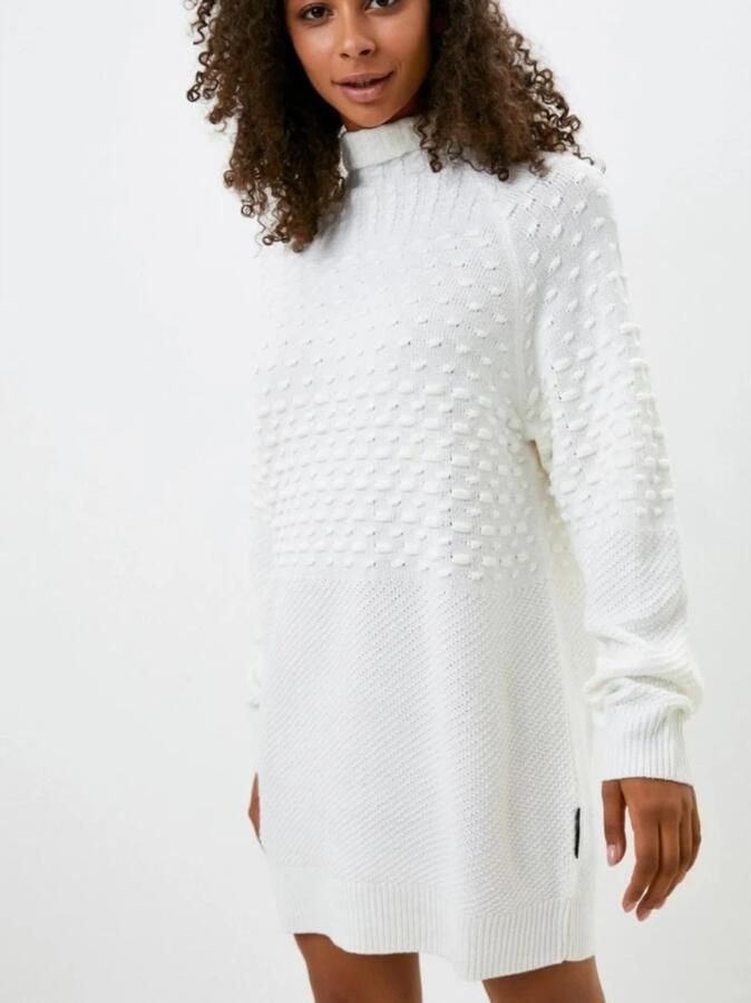 Silvian Heach Gebloemde Midi Jurk met Delicate Kraag White Dames - Foto 4