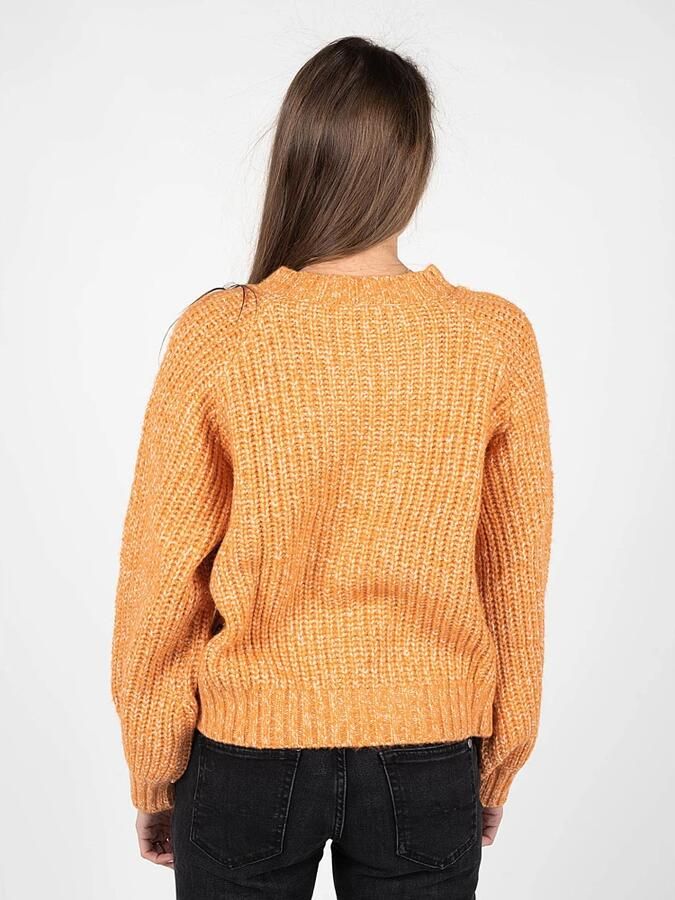 Silvian Heach Gebreide kleding met ronde hals en decoratieve vlechtstof Orange Dames - Foto 3