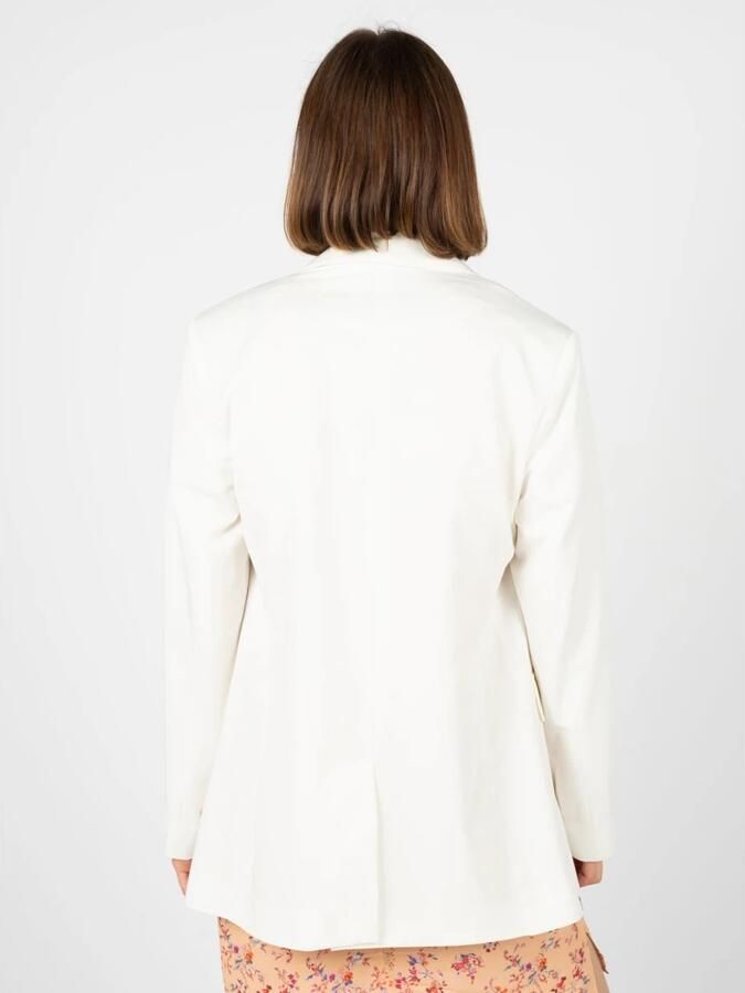 Silvian Heach Dubbelrijige Blazer in Lancia Dubbelrijige Blazer voor Dames Dubbelrijige Blazer Jas Blue White Black Dames - Foto 2