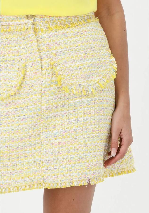 Silvian Heach Gele Rok Kali Mini Rok Yellow Dames