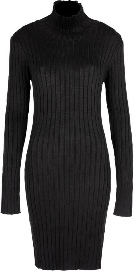 Silvian Heach Gestreepte Gebreide Jurk Black Dames - Foto 3