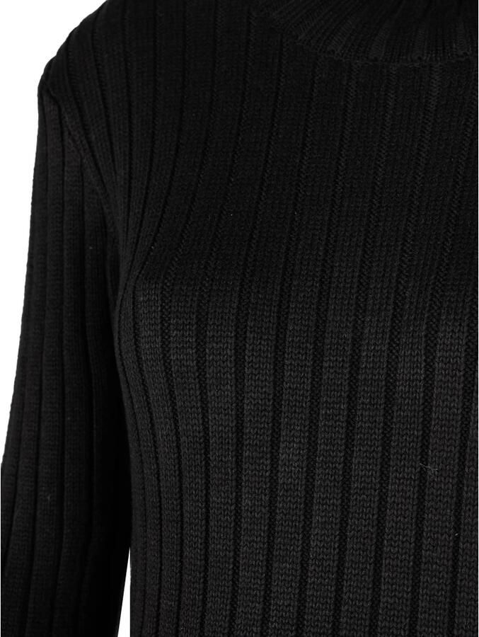 Silvian Heach Gestreepte Gebreide Jurk Black Dames