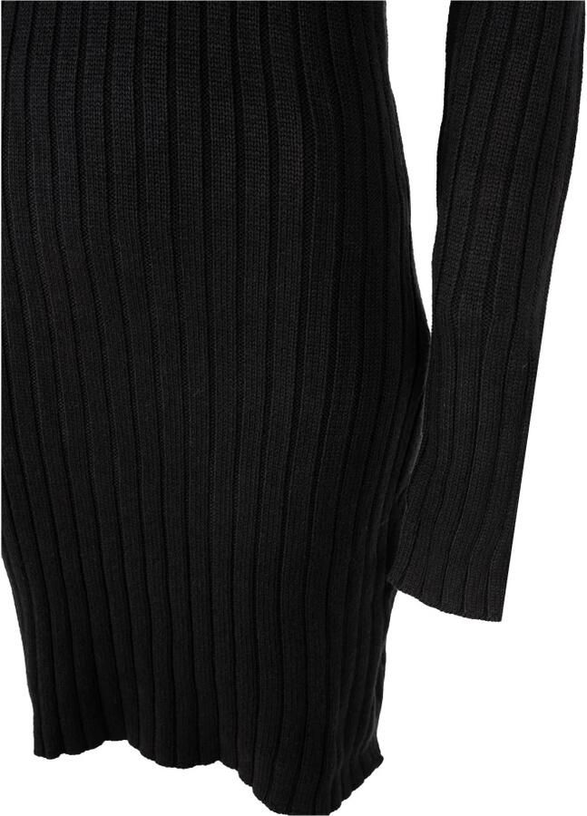 Silvian Heach Gestreepte Gebreide Jurk Black Dames - Foto 2