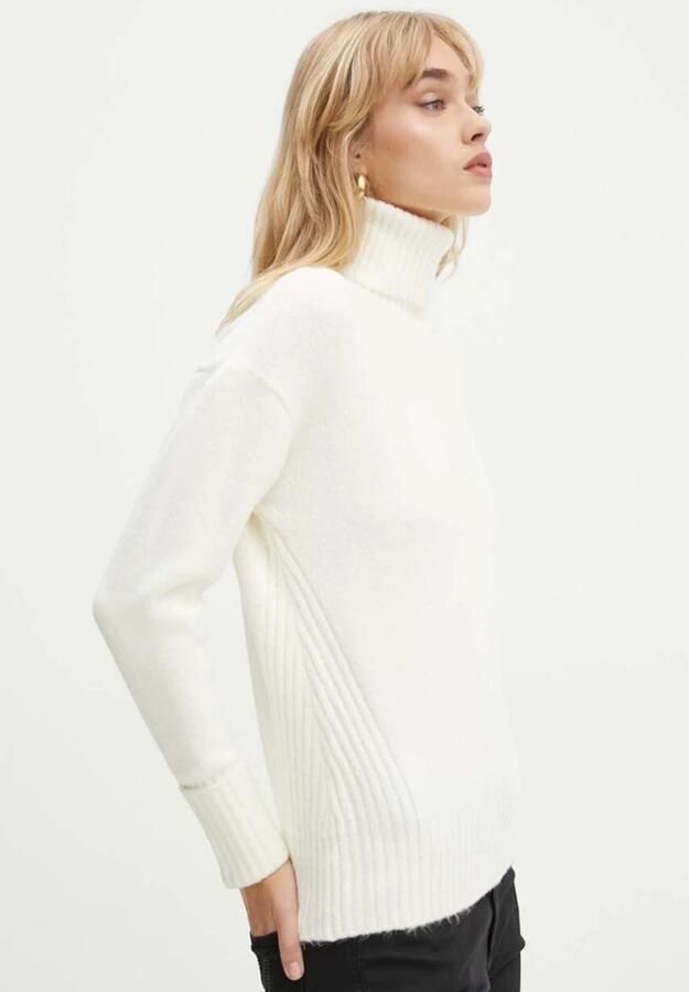 Silvian Heach Hoge hals trui Milk Gpa24322Lu White Dames - Foto 3