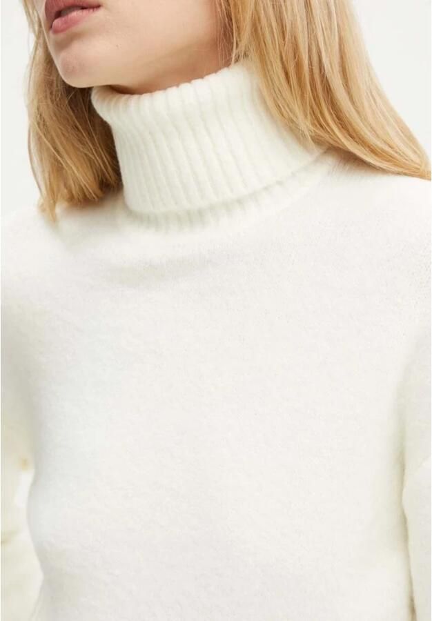 Silvian Heach Hoge hals trui Milk Gpa24322Lu White Dames