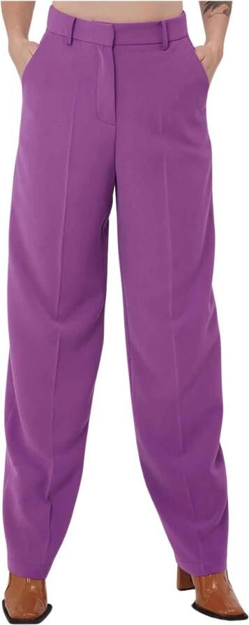 Silvian Heach Paarse Lange Broek Damesbroek Purple Dames - Foto 4