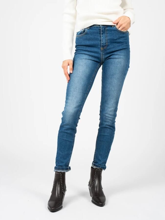 Silvian Heach High-waisted slim jeans Blauw Dames - Foto 3
