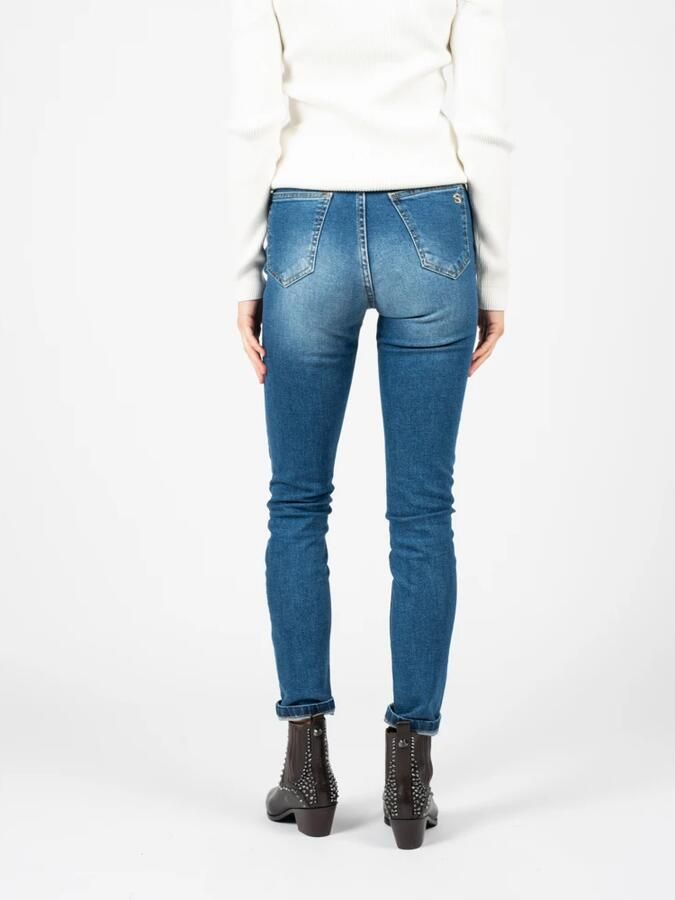Silvian Heach High-waisted slim jeans Blauw Dames - Foto 4