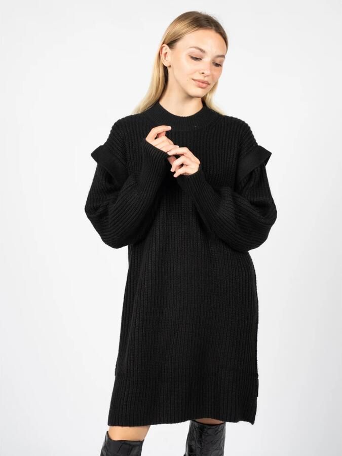 Silvian Heach Zwarte Mini Jurk Kodam Black Dames - Foto 2