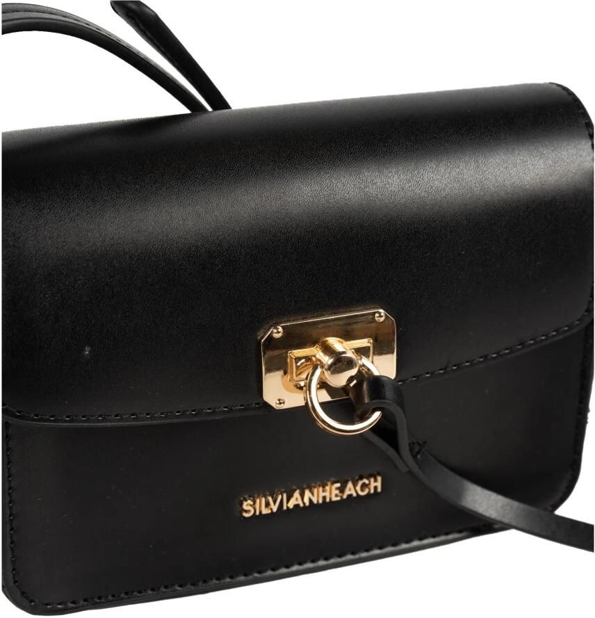Silvian Heach Kleine Schoudertas met Magnetische Sluiting Black Dames