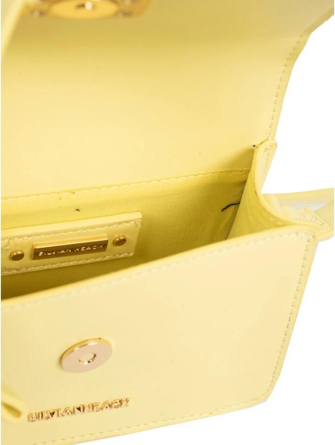 Silvian Heach Kleine Schoudertas met Magnetische Sluiting Yellow Dames - Foto 2