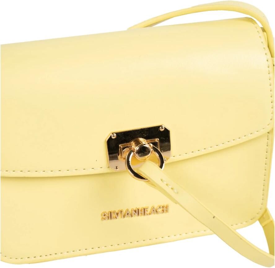 Silvian Heach Kleine Schoudertas met Magnetische Sluiting Yellow Dames