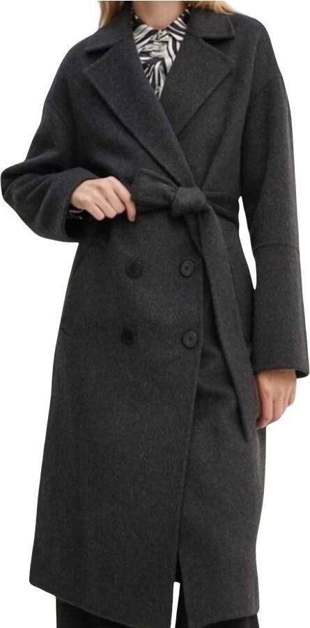 Silvian Heach Grijze Jas Gpa24016Cp Black Dames - Foto 3