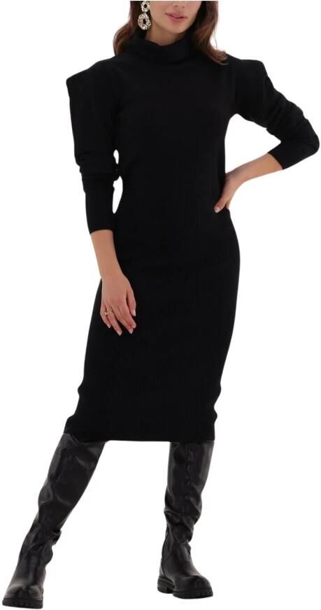 Silvian Heach Lange Jurk Heppok Zwarte Maxi Jurk Black Dames - Foto 3