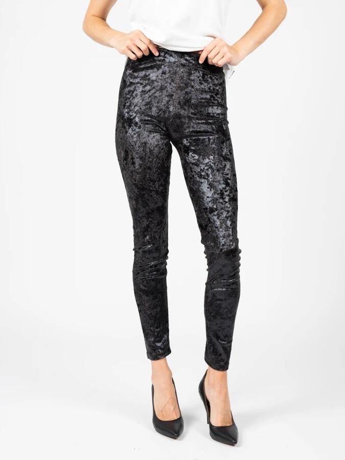 Silvian Heach Leggins with metallic effect Zwart Dames - Foto 3