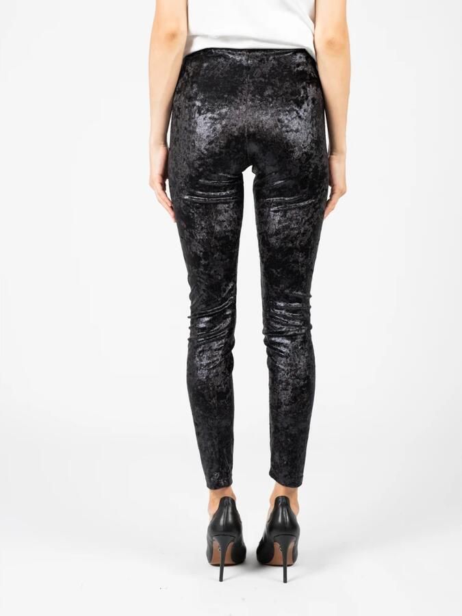 Silvian Heach Leggins with metallic effect Zwart Dames - Foto 4
