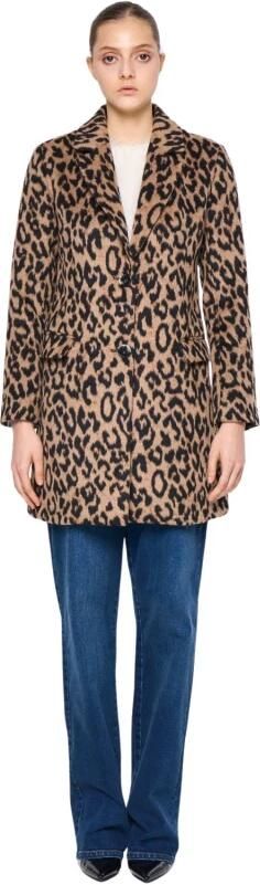 Silvian Heach Luipaardprint Klassieke Jas Multicolor Dames - Foto 3