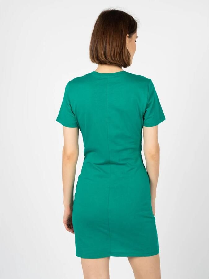 Silvian Heach Mini Jurk met Ronde Hals en Korte Mouwen Green Dames - Foto 2