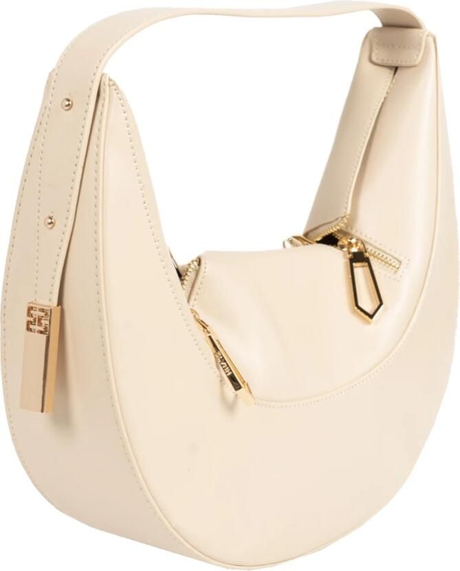 Silvian Heach Modieuze Handtas met Magnetische Sluiting en Gouden Accenten Beige Dames - Foto 4