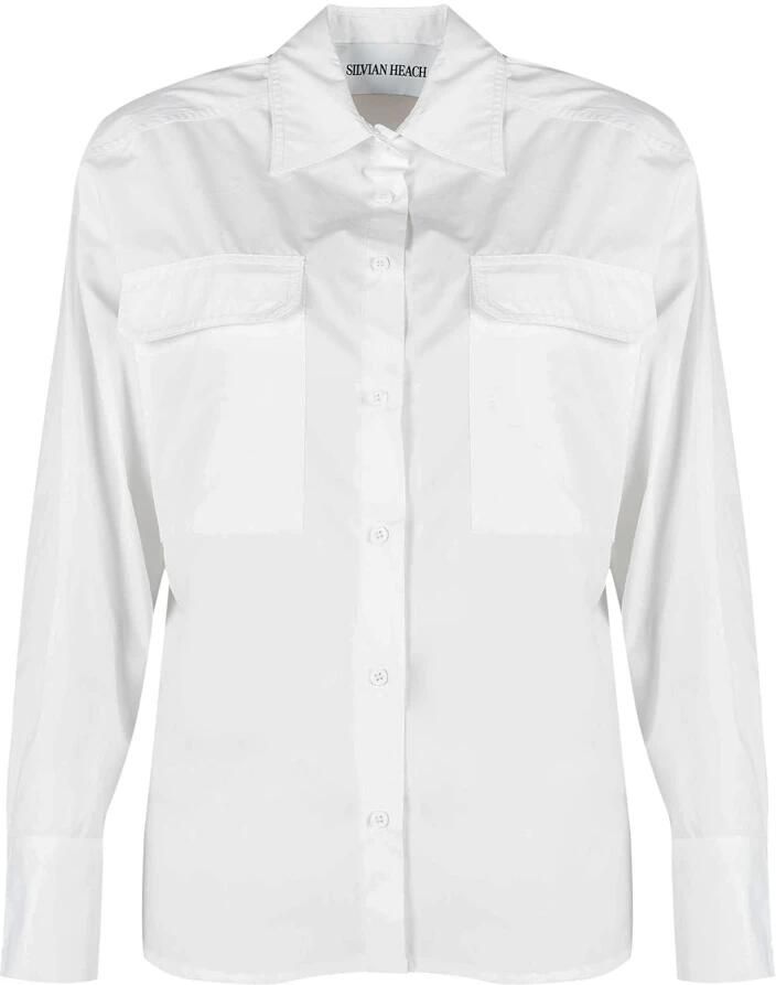 Silvian Heach Normaal Overhemd Wit Dames