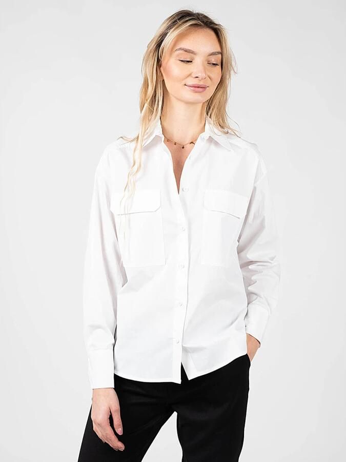 Silvian Heach Normaal Overhemd Wit Dames - Foto 3