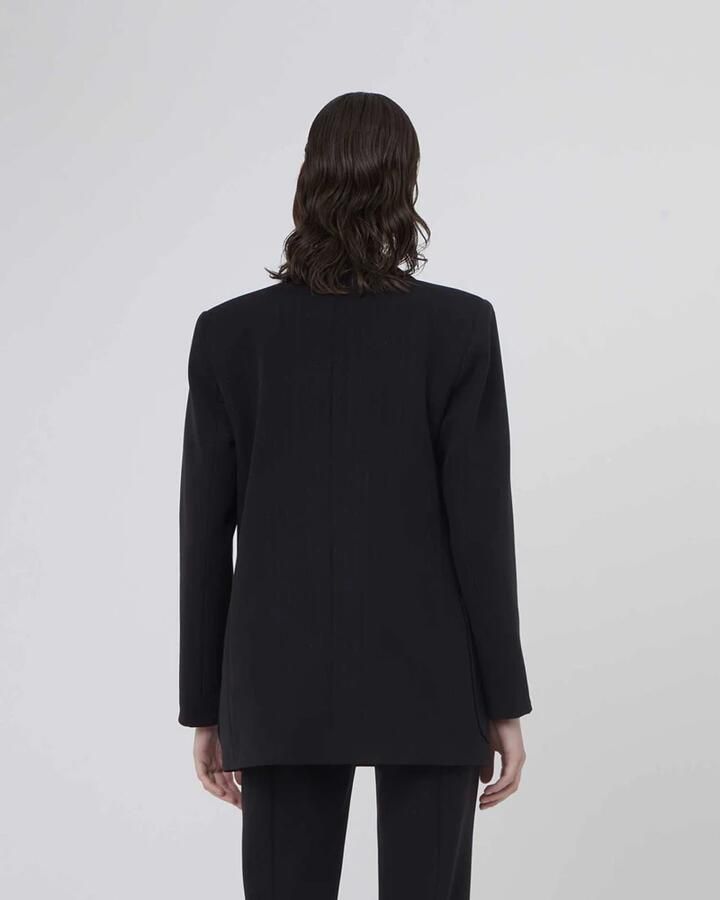 Silvian Heach Oversized Double-Breasted Blazer Black Dames - Foto 2