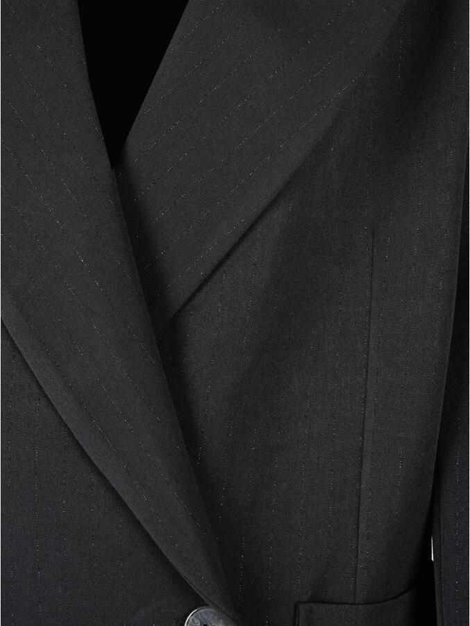 Silvian Heach Oversized Double-Breasted Blazer Black Dames - Foto 7