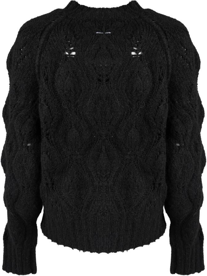 Silvian Heach Ronde hals gebreide kleding Black Dames