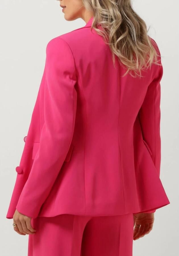 Silvian Heach Getailleerde Dubbelrij Blazer Pink Dames - Foto 6