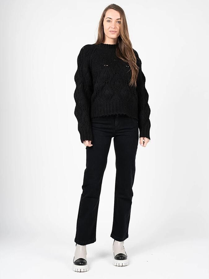 Silvian Heach Regular high waisted jeans Zwart Dames