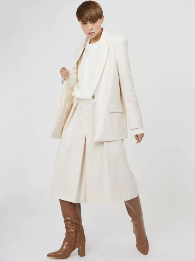 Silvian Heach Blazer met knoppen aan de achterkant Wit Dames - Foto 2