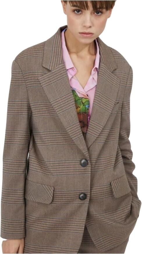 Silvian Heach Bruine Blazer Jacket Opendis - Foto 5