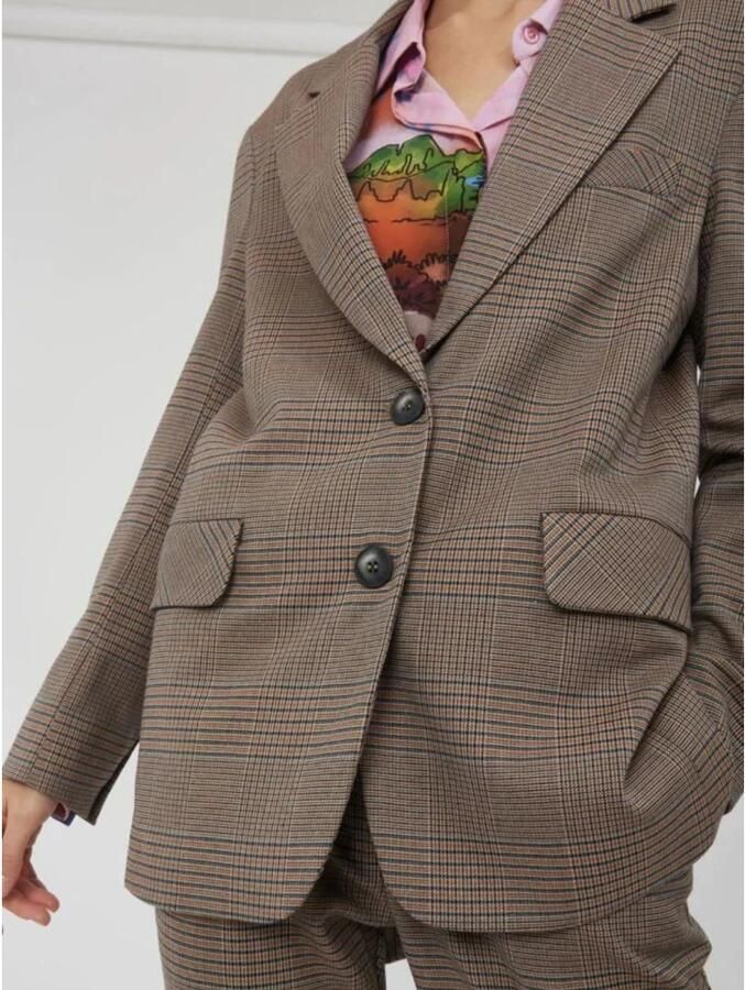 Silvian Heach Bruine Blazer Jacket Opendis - Foto 2