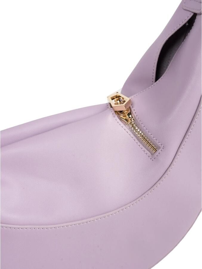 Silvian Heach Stijlvolle Handtas met Magnetische Sluiting en Meerdere Zakken Purple Dames