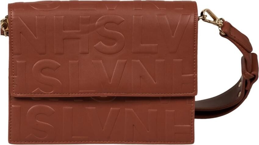 Silvian Heach Stijlvolle Schoudertas met Dubbel Compartiment Bruin Dames - Foto 3