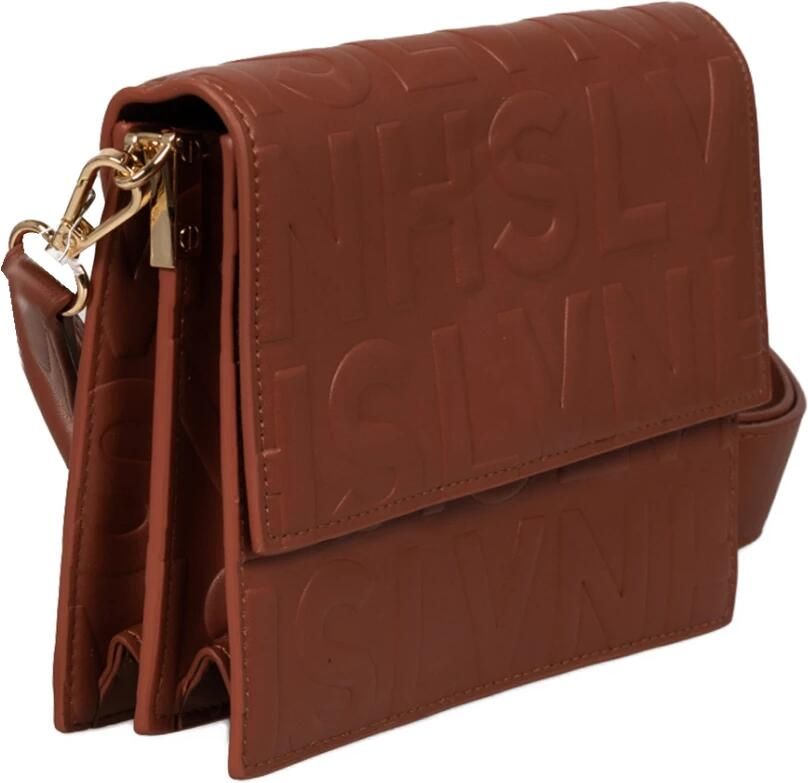 Silvian Heach Stijlvolle Schoudertas met Dubbel Compartiment Bruin Dames - Foto 2